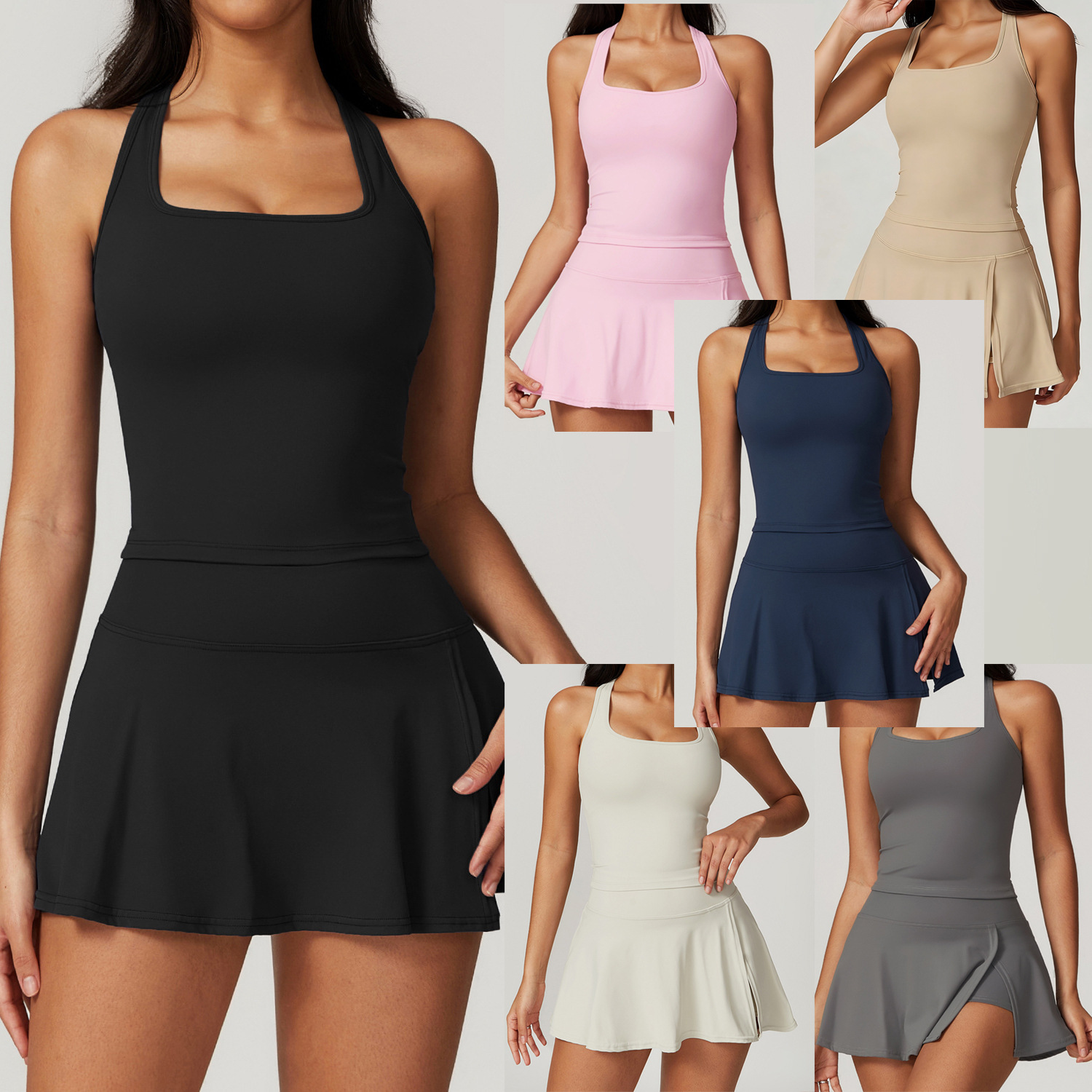 2 Piece Tennis Dresses for Wom - đánh giá và giá Crop Top Crochet