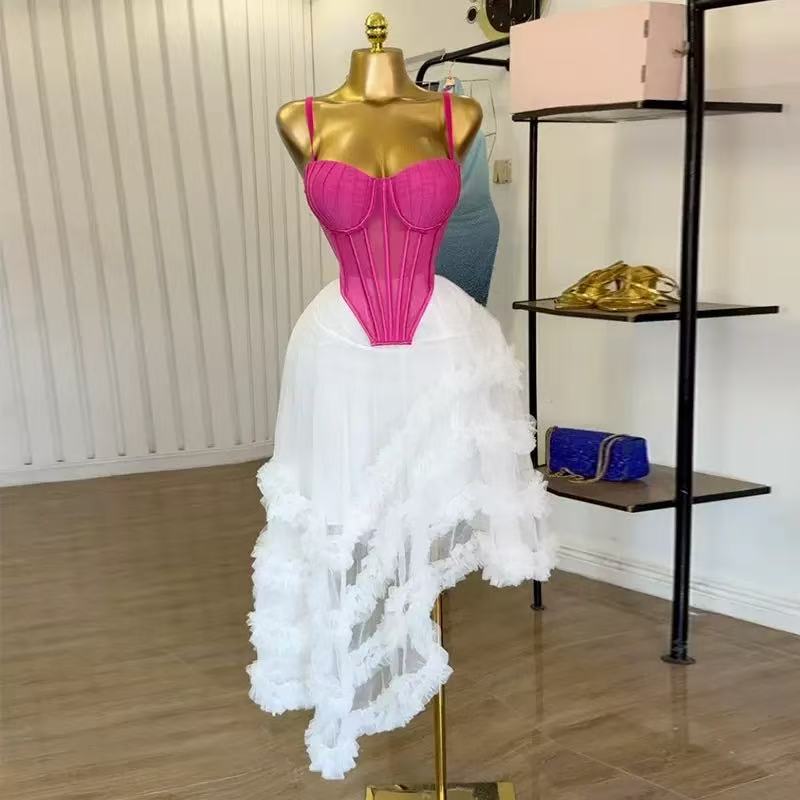 Women's Dress Set Tunic Irregu - đánh giá và giá Crop Top Crochet