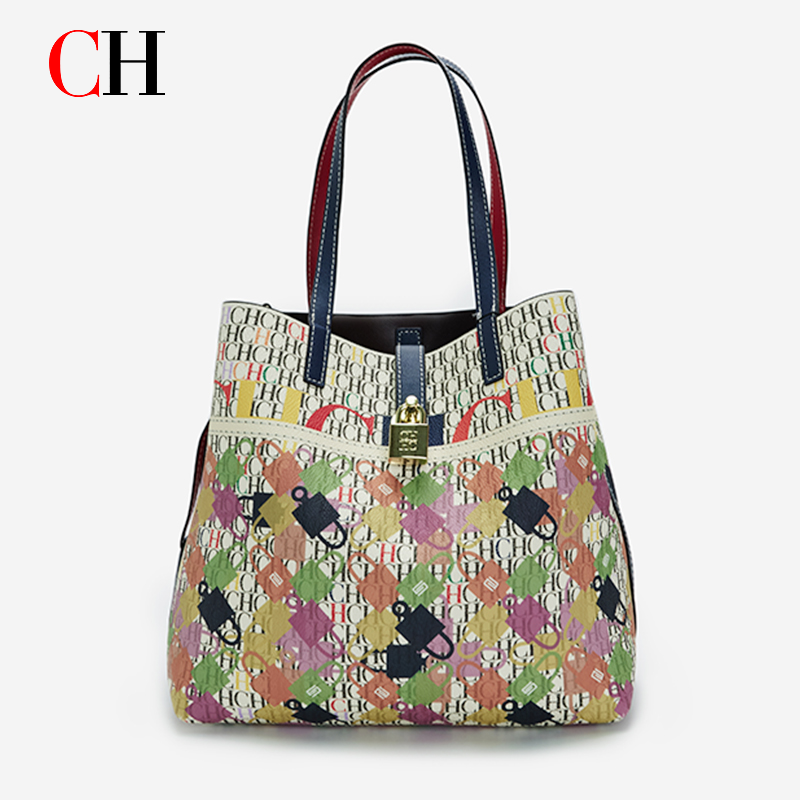 CH Women Large Capacity Printe - đánh giá và giá Tote Bag Beach