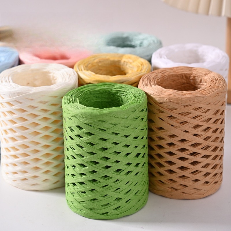 Raffia Knitting Yarn, Summer H - đánh giá và giá Crochet Bag Raffia